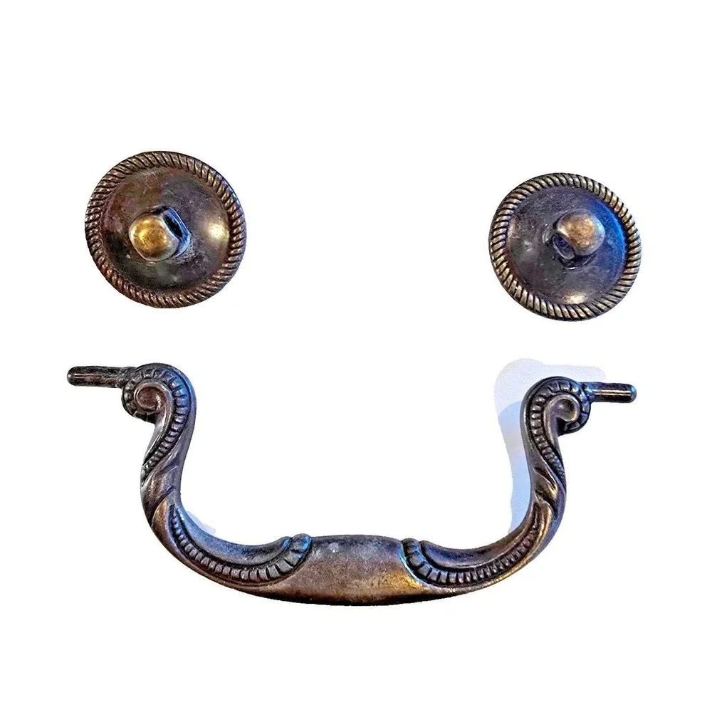 9 Vintage 1960s Keeler Brass Co. YC K1406‎ Drawer Pulls 3